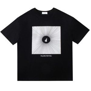 Rhude Vintage Character Fallen Abstract Short Sleeve T-Shirt